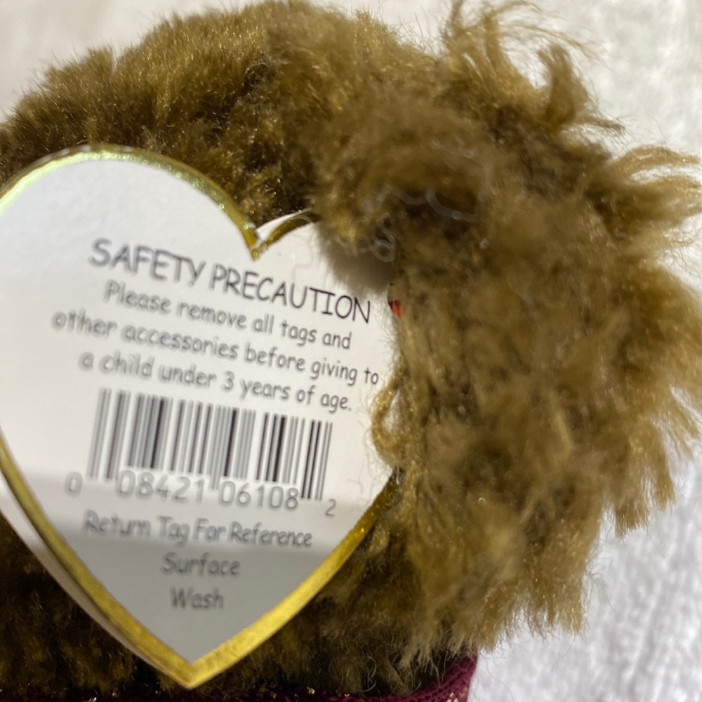 Rare Vintage TY 1993 Beenie Baby “Tyrone” Bear - Picture 5 of 7